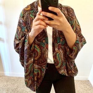 Paisley Print Kimono